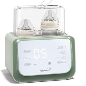 Baby Bottle Warmer, Grownsy 8-in-1 Fast Milk Warmer